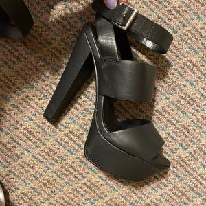 Black heels